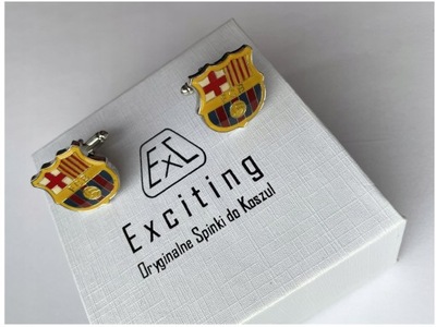 Spinki do mankietów EXC FC Barcelona dla kibica