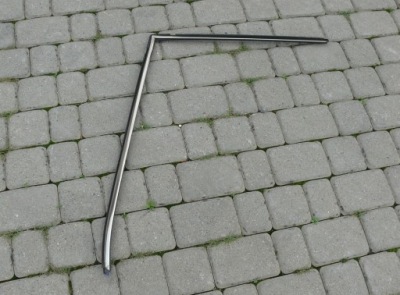 Молдинг хром стекло левый задний  mercedes w140 s-klasa фото №1