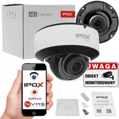 KAMERA ZEWNĘTRZNA IPOX 8MP PX-DWZIP8030AI KOPUŁA