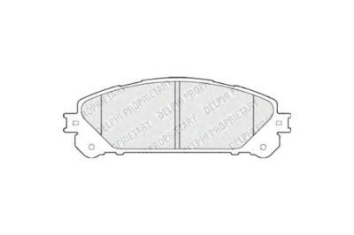 Delphi тормозные колодки тормозные lexus nx 200t zgz1_. agz1 фото №1