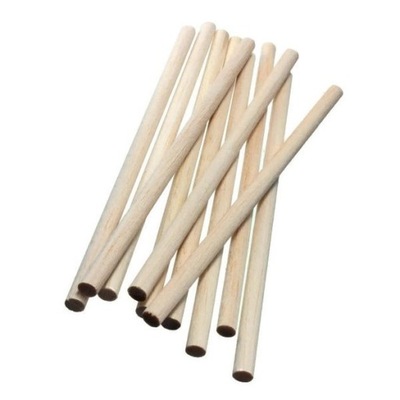 Drążek drewniany drewniane do makramy ~fi6 ~30cm ~100szt