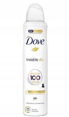 Antiperspirant Dove Invisible Dry 100 Color 250 ml