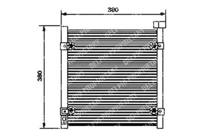 DLP TSP0225422 KONDENSATORIUS KONDICIONAVIMO HONDA CIVIC 95- 