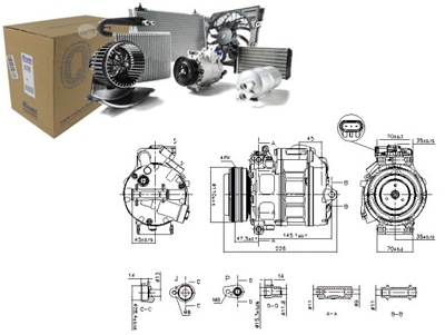 КОМПРЕССОР КОНДИЦИОНЕРА BMW X5 E70 X6 E71 E72 3.0D 12.06-07.14 NISSENS