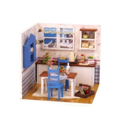 Mini House Miniature DIY House Kit Edukacyjne