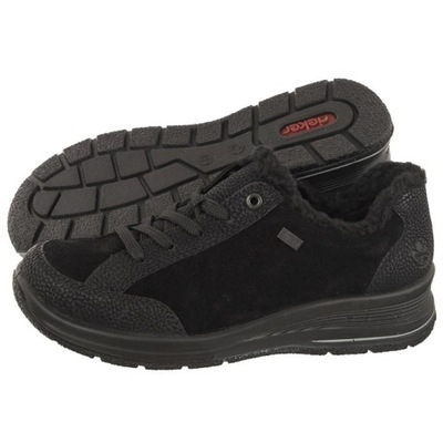 Buty Trekkingi Damskie Rieker Czarne L7702-00