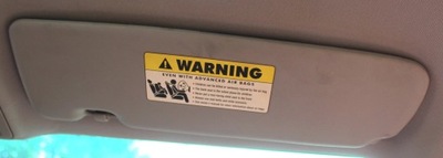 Захист сонцезахисна козирок правий bmw e63 світлий фото №1