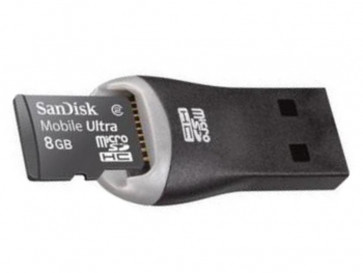Karta pamięci microSDHC SanDisk 8GB Ultra plus adapter usb