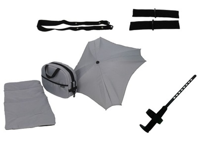 ZESTAW KWADRATOWY TORBA+PARASOL+MATERAC KAREX