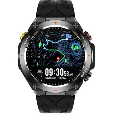 Rubicon RNCF37 sportowy smartwatch GPS czarny SMARUB331