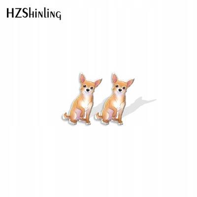 2022 New Chihuahua Stud Earring Cute Dog Acry