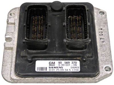 КОМПЬЮТЕР ECU OPEL VECTRA B 1.8 90569370 5WK91706