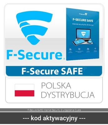 F-Secure SAFE Internet Security 3 urządzenia/2Lata