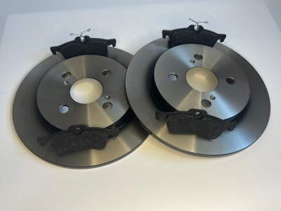 Гальмівні диски гальмівні колодки задня задні toyota yaris фото №1