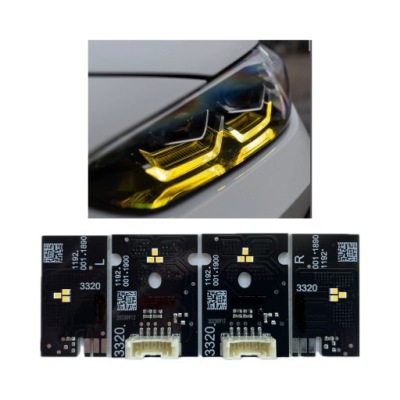 Модули csl yellow drl do bmw 4 g22/g23, i4 g26, m3 g80, m4 g82 led, kpl. фото №1