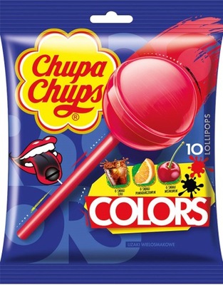 Chupa Chups lizaki Colors Torebka 12 g x 10