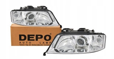 DEPO REJILLAS FARO PARTE DELANTERA AUDI A6 C5 2001-05 P+L  