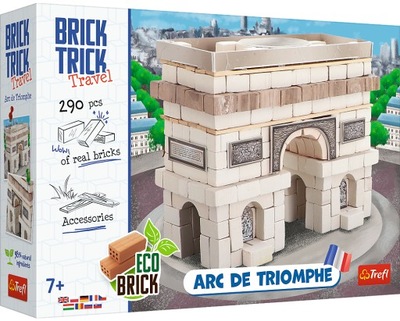 TREFL Buduj z cegły ŁUK TRIUMFALNY Brick Trick PL