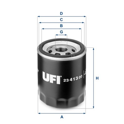 UFI 23.413.00 FILTER OILS  