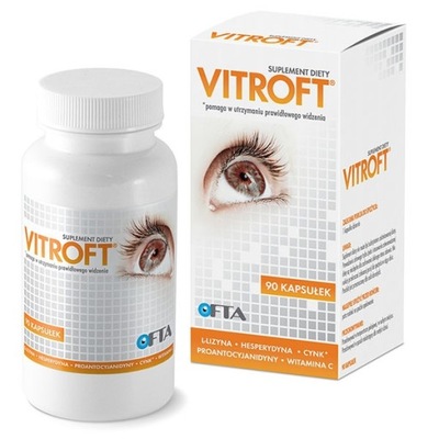 VITROFT 90 kapsułek, zdrowy wzrok