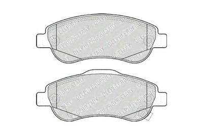 Delphi lp2093 набір гальмівних колодок гальмівних, гальма дискові фото №1