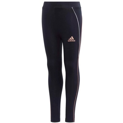 110cm Legginsy dla dzieci adidas Lg Cot Tight granatowe GG3497 110cm