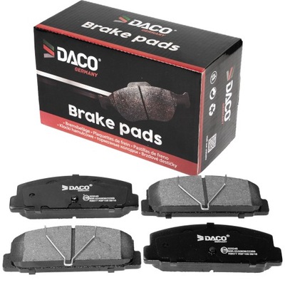 Гальмівні колодки гальмівні mazda 6 02- задня daco germany фото №1