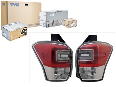 Лампа задня l subaru forester sj 03.16-06.19 tyc фото №1