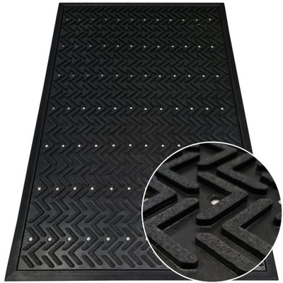 WYCIERACZKA GUMOWA 60x90 WYCIERACZKA ZEWNĘTRZNA POD DRZWI DO WEJŚCIA BUTÓW