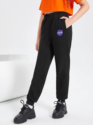 SHEIN DRESOWE SPODNIE NASA 134