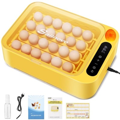 Profesjonalny inkubator automatyczny wylęgarka do jaj Sailnovo 24 jaja