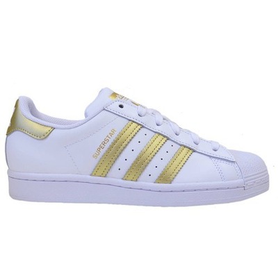 Buty damskie Adidas Superstar białe złote FZ3845