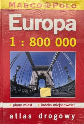 EUROPA 1:800 000 ATLAS DROGOWY MARCO POLO