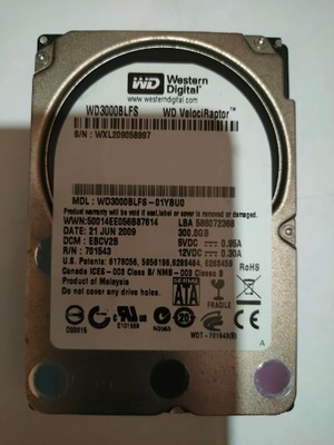 Dysk WD WD3000BLFS 300,00 SATA II 2,5"