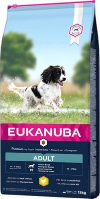 EUKANUBA ADULT MEDIUM KARMA DLA PSA 15kg