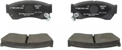 Bosch тормозные колодки тормозные перед 986 493 340 фото №1