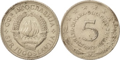 Jugosławia 5 dinarów 1973