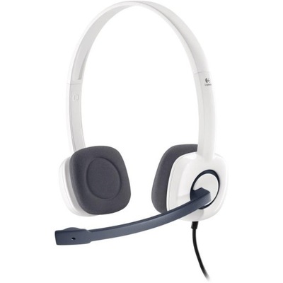 Słuchawki z mikrofonem Logitech H150, białe