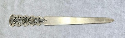 Nożyk srebrny do papieru listów ORNO lata1963-1986