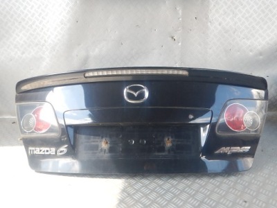 Mazda 6 i gg gy mps sedan крышка багажника задняя спойлер фото №1