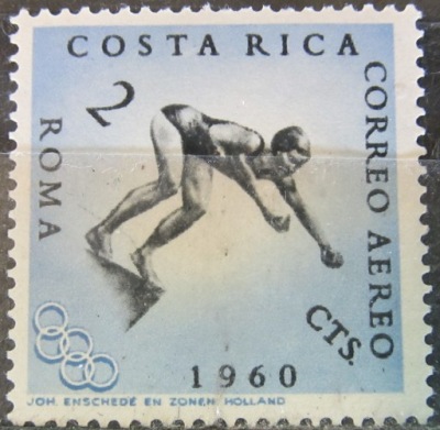 Kostaryka stary znaczek (9/40