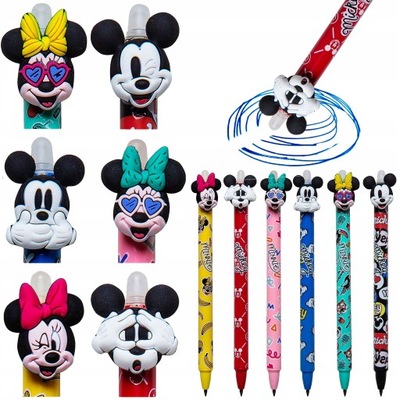 Długopis ścieralny niebieski Disney Myszka Minnie i Mickey