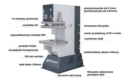 PRASA HYDRAULICZNA UPV100TT POLSKA ULTRAPRAS