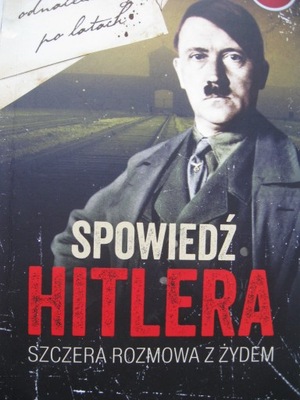 HITLER Spowiedź Hitlera Szczera rozmowa Żydem Bdb