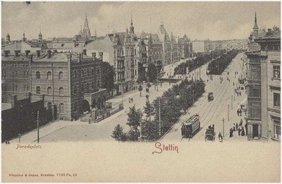 Szczecin Stettin Paradeplatz 1905