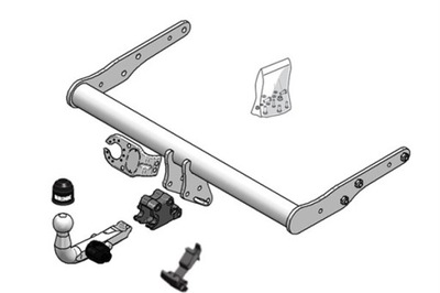 BRINK BARRA DE REMOLQUE GANCHO DE REMOLQUE VW MULTIVAN VI (SGF, SGM, SGN  