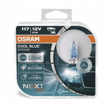 OSRAM H7 12V 55W COOL BLUE INTENSE 5000K 2SZT. SET  