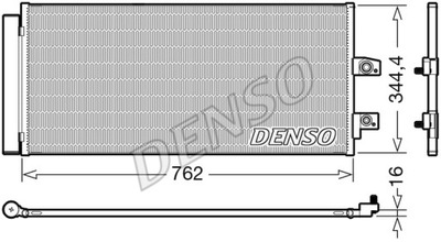 Denso dcn33016 конденсатор, кондиціонер фото №1