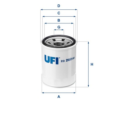 UFI 23.260.00 ФИЛЬТР МАСЛА фото