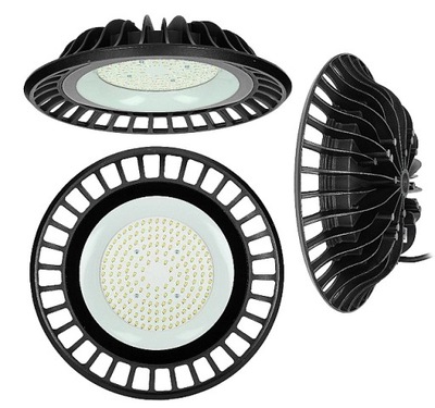 Oprawa Lampa Przemysłowa LED HighBay HORIN 60W 5400lm IP65 Czarna